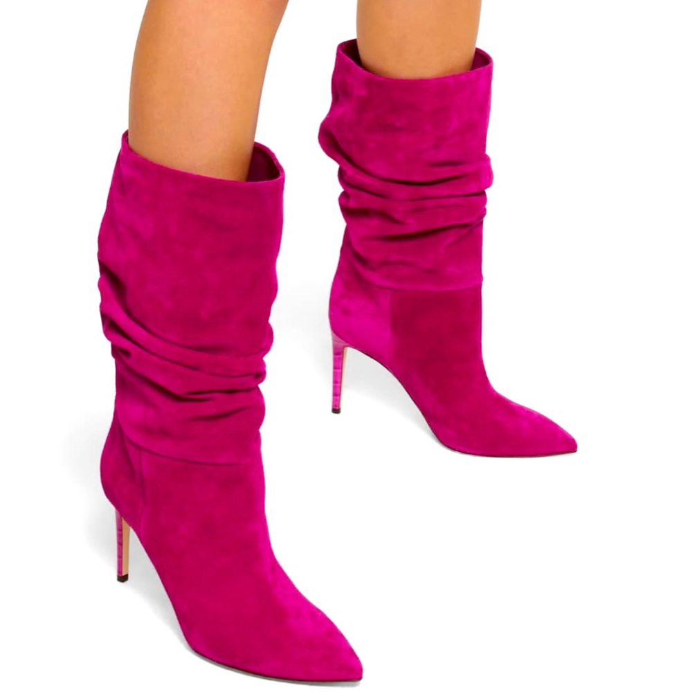 PARIS TEXAS Pink Boots - NEW